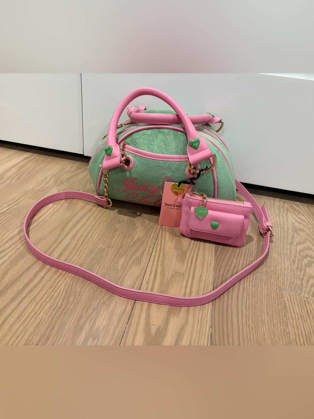 New Juicy Couture retro strawberry  Small Dome Satchel